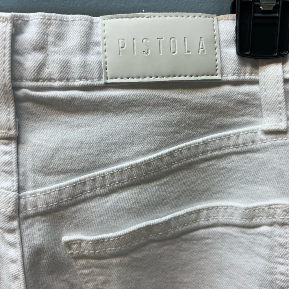 Pistola Crisp White Denim Jeans Size 25 - Picture 2 of 6